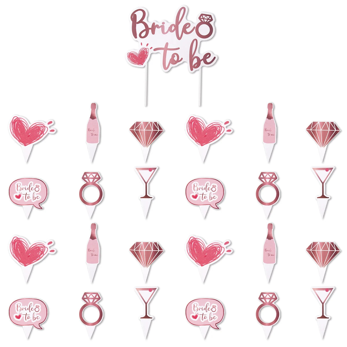 Bride To Be Tableware Cups Plate paper products Variations of Bachelorette Party Bridal Shower Gift Wedding Decorations