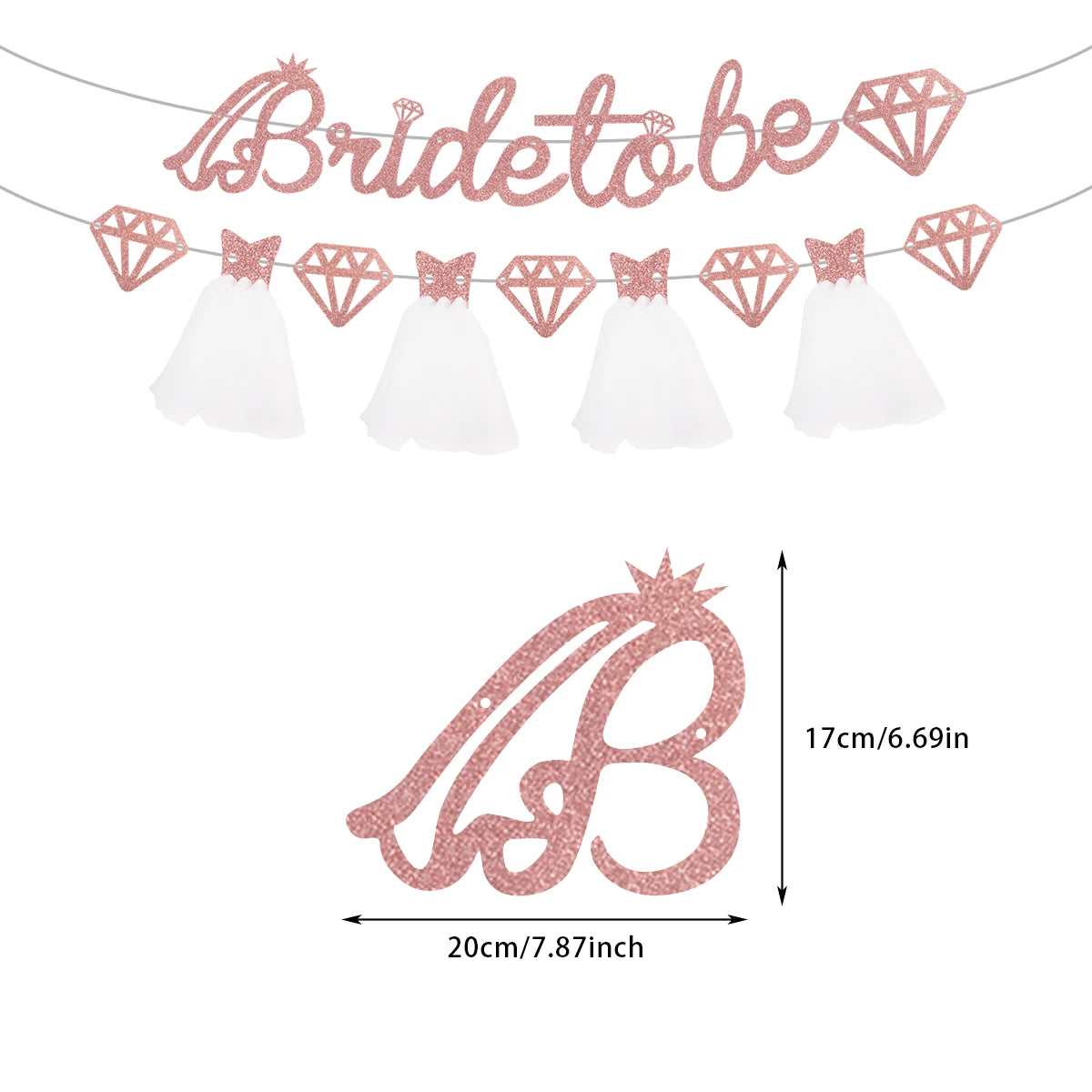 Rose Gold Bride To Be variations of Satin Sash Hairband Bridal Shower Wedding Decorations Hen Night Gifts Bachelorette Party Supplies