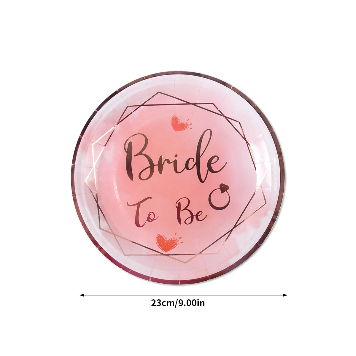 Bride To Be Tableware Cups Plate paper products Variations of Bachelorette Party Bridal Shower Gift Wedding Decorations