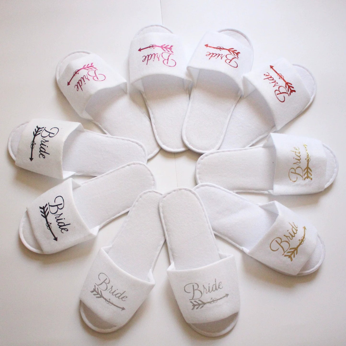 Bride To Be many variations Slippers Team Bride Shower Wedding Decoration Bridesmaid Hen Party Soft Slippers Ladies Hot Stamping Letter Slippers